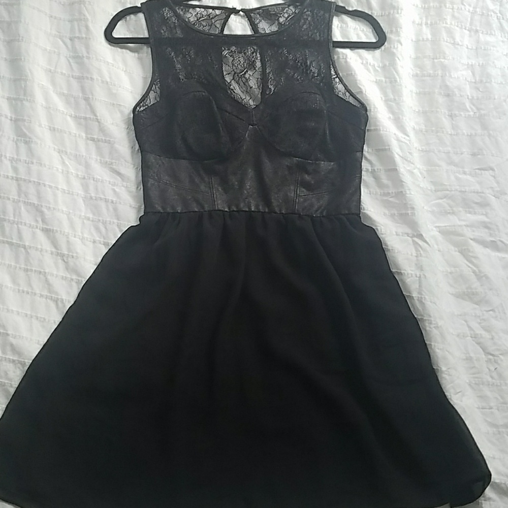 Guess dress w/ lace accents
